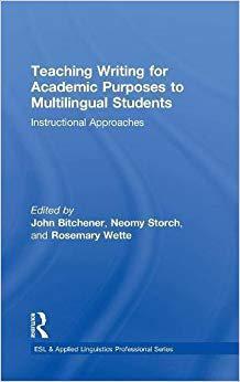 【预售】Teaching Writing for Academic Purposes to Multilingual Students