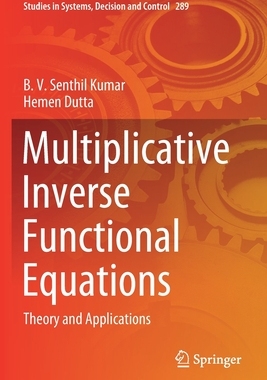 【预订】Multiplicative Inverse Functional Equations