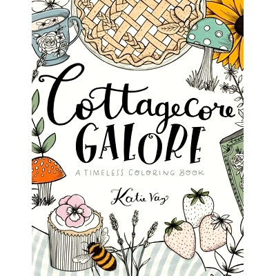 预订 Cottagecore Galore: A Timeless Coloring Book: 9781524871642