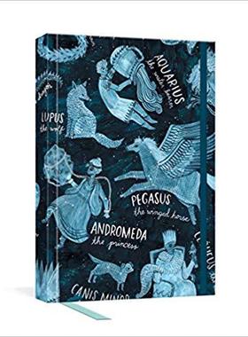 【预订】What We See in the Stars Journal: Clothbound Writing Notebook with Dotted Pages and an Elastic Band