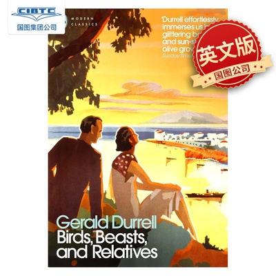 现货 桃金娘森林宝藏 希腊三部曲2 企鹅代经典 达雷尔 Gerald Durrell 英文原版 Birds, Beasts, and Relatives
