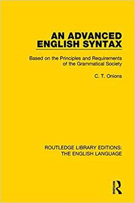 【预售】An Advanced English Syntax