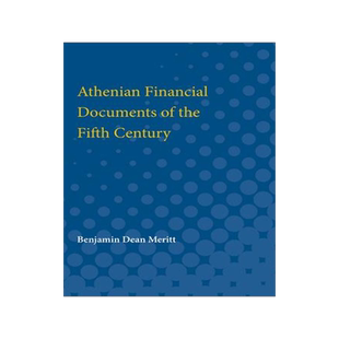 [预订]Athenian Financial Documents of the Fifth Century 9780472751808
