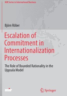 【预订】Escalation of Commitment in Internationalization Processes