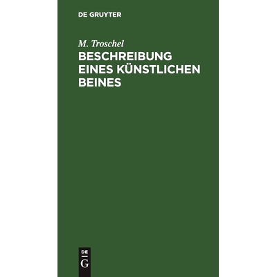 预订 Beschreibung eines künstlichen Beines: 9783112512593
