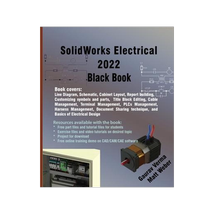 [预订]SolidWorks Electrical 2022 Black Book 9781774590515