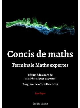 预订 Concis de maths terminale maths expertes: 9798559068954