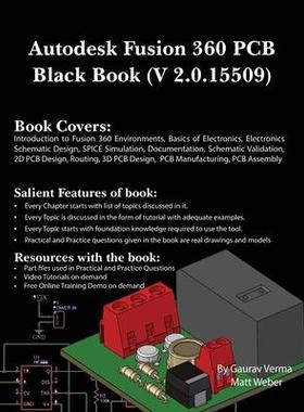 [预订]Autodesk Fusion 360 PCB Black Book (V 2.0.15509) 9781774590997