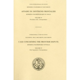 Frontier Faso Case the Special Bur 预订 Agreement; Dispute Concerning Republic Burkina Memorial Mali