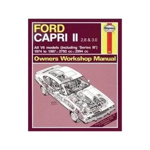 [预订]Ford Capri II (and III) 2.8 & 3.0 V6 (74 - 87) Haynes Repair Manual 9780857336941