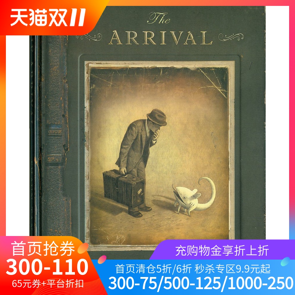 英文原版陈志勇抵岸无字插画绘本