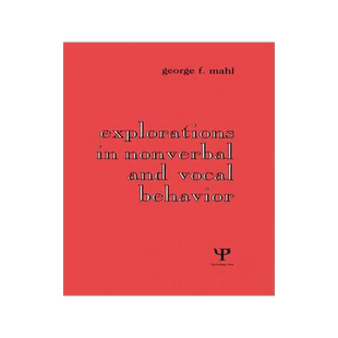 预订 Explorations in Nonverbal and Vocal Behavior