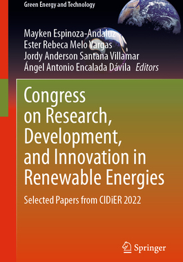 预订 Congress on Research, Development, and Innovation in Renewable Energies