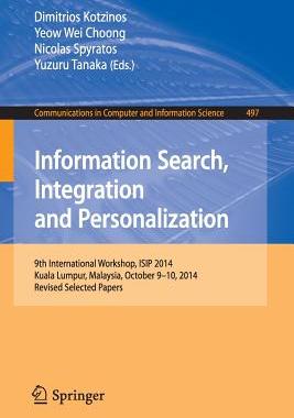 预订 Information Search, Integration and Personalization