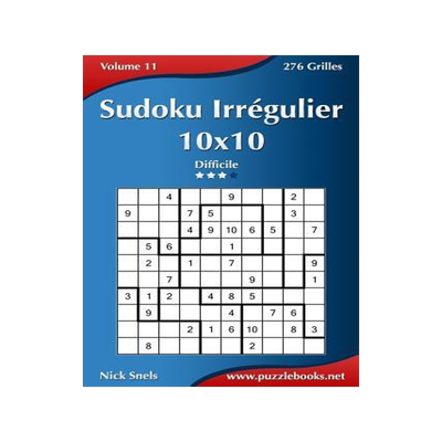 [预订]Sudoku Irregulier 10x10 - Difficile - Volume 11 - 276 Grilles 9781512007497