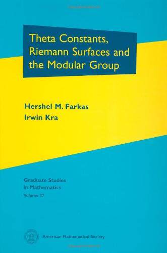 [预订]Theta Constants, Riemann Surfaces and the Modular Group 9780821813928