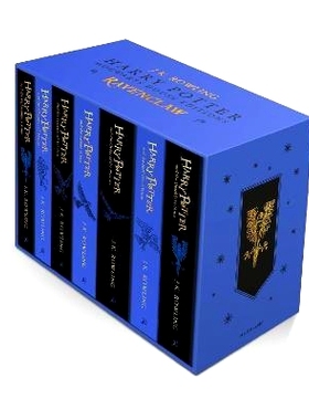 现货 Harry Potter Ravenclaw House Editions Paperback Box Set, 7 Teile 哈利·波特拉文克劳学院版平装盒装，7 册: 9781526624