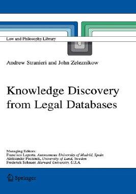 【预订】Knowledge Discovery from Legal Databases