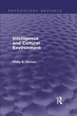 【预订】Intelligence and Cultural Environment (Psychology Revivals)