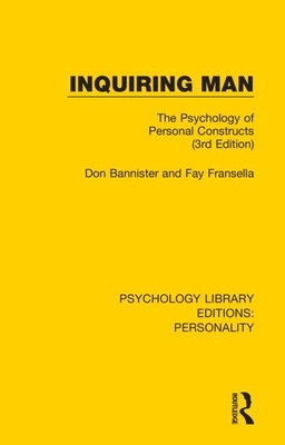 【预订】Inquiring Man: The Psychology of Personal Constructs (3rd Edition)