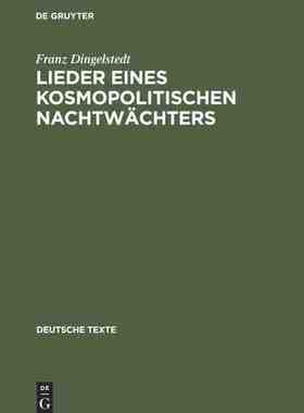 【预订】Lieder eines kosmopolitischen Nachtwächters 9783484190481