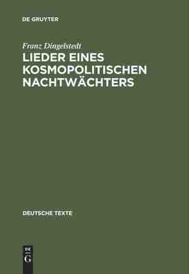 【预订】Lieder eines kosmopolitischen Nachtwächters 9783484190481