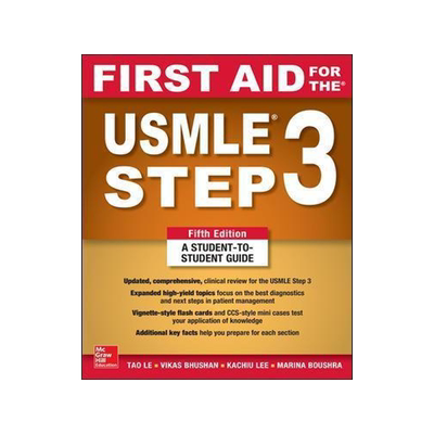[预订]First Aid for the USMLE Step 3, Fifth Edition 9781260440317