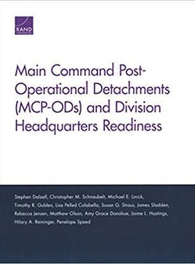 【预售】Main Command Post-Operational Detachments (MCP-ODs) and Division Headquarters Readiness