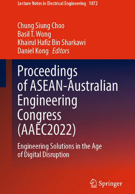 预订 Proceedings of ASEAN-Australian Engineering Congress (AAEC2022)