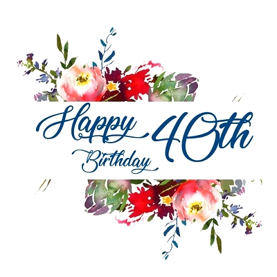 预订 Happy 40th Birthday Guest Book (Hardcover): Memory book, guest book, birthday and party decor: 9781912817238