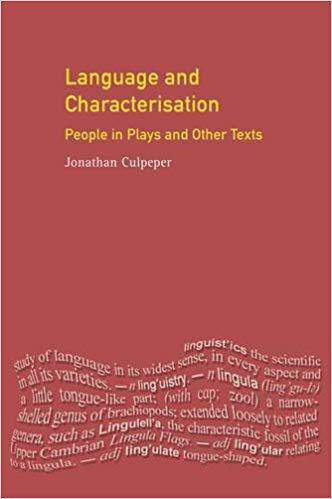 【预售】Language and Characterisation
