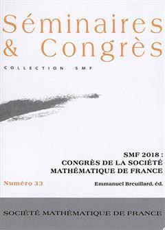 [预订]SMF 2018 : congrès de la Société mathématique de France 9782856299128