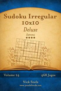 Jogos 预订 Sudoku Deluxe Volume Extremo Irregular 9781514252758 468 10x10