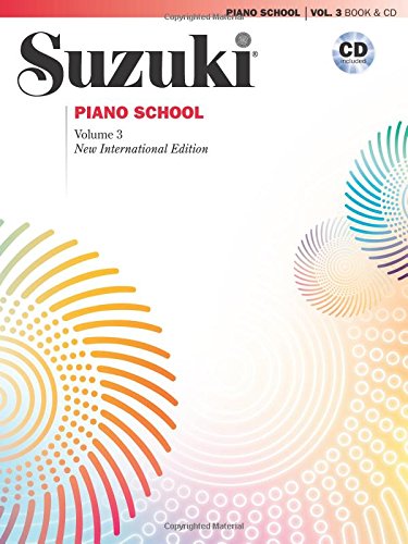 现货 【预售】Suzuki Piano School, Vol 3: Book & CD [平装] [2008] Azuma, Seizo