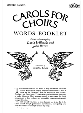 预订 Carols for Choirs: Carols for Choirs words booklet 合唱团的圣诞颂歌：合唱团歌词小册: 9780193532281