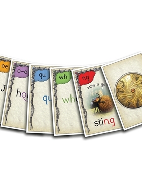 预订 Phonic Books Talisman Card Games, Boxes 1-10: Sounds of the alphabet, adjacent consonants and consonant digraphs, a