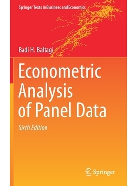 预订 Econometric Analysis of Panel Data 面板数据的计量经济学分析: 9783030539528