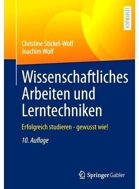 预订 Wissenschaftliches Arbeiten und Lerntechniken: Erfolgreich studieren - gewusst wie!: 9783658371340