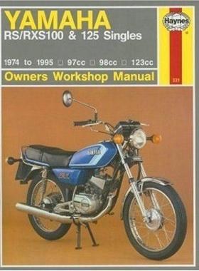 [预订]Yamaha RS/RXS100 & 125 Singles (74 - 95) Haynes Repair Manual 9781859600559