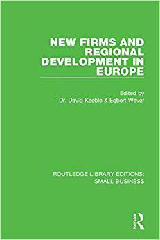 【预售】New Firms and Regional Development in Europe