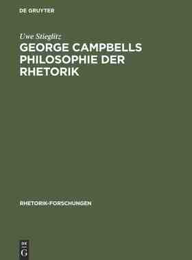 【预订】George Campbells Philosophie der Rhetorik 9783484680128