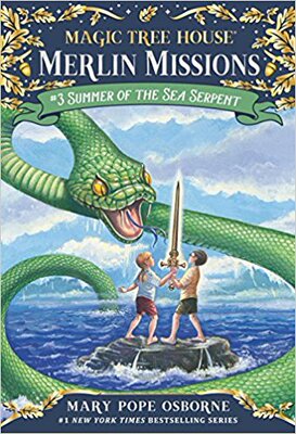 预售 英文原版 神奇树屋·梅林任务3：夏日海怪 Magic Tree House: Summer of the Sea Serpent