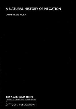 【预订】A Natural History of Negation 9781575863368