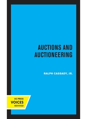预订 Auctions and Auctioneering: 9780520322233