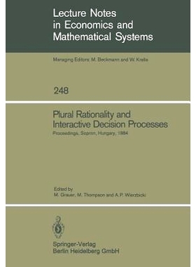预订 Plural Rationality and Interactive Decision Processes: Proceedings of an IIASA (International Institute for Applied