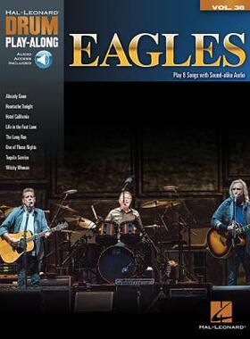 【预售】Eagles: Drum Play-Along Volume 38 [With Access Code]
