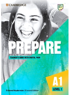 预订 Prepare Level 1 Teacher’s Book with Digital Pack: 9781009023023