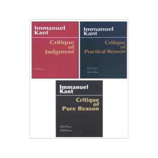 预订 Three Critiques, 3-Volume Set: Vol. 1: Critique of Pure Reason; Vol. 2: Critique of Practical Reason 9780872206298