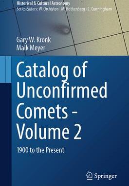 预订 Catalog of Unconfirmed Comets - Volume 2