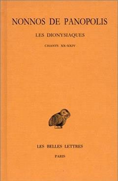 [预订]Les Dionysiaques, Vol. 8. Chants XX-XXIV 9782251004402
